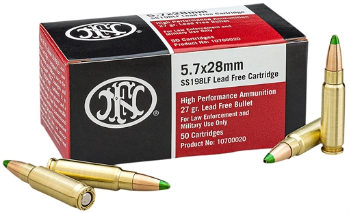 Picture of FN High Performance 5.7x28mm 27gr Jacketed Hollow Point 50 Per Box/40 Case 10700020