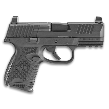 Picture of FN 509C MRD 9mm Luger 15+1/12+1, 3.70" Black Recessed Target Crown Steel Barrel, Black PVD Optic Ready/Serrated Steel Slide & Polymer Frame w/Picatinny Rail, Ambidextrous 66100571