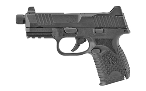 Picture of FN America FN509 Compact Tactical, Semi-automatic, Striker Fired, Compact, 9MM, 4.32" Threaded Barrel, Polymer Frame, Black Finish, Suppressor-Height Night Sights, Optics Ready, 2 Magazines, 1-12Rd, 1-24Rd 66-100782 66100782
