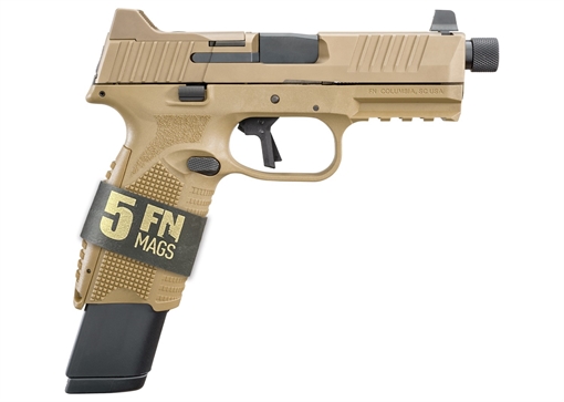 Picture of FN 509T 9MM FDE 24+1 TB BUNDLE 5 MAGAZINE BUNDLE66-101651 66101651