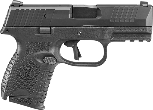 Picture of FN 509C Bundle 9mm Luger 24+1 3.70" Black Recessed Crown Barrel, Black PVD Serrated Steel Slide & Polymer Frame w/Picatinny Rail, Ambidextrous, 5 Magazines 66101641
