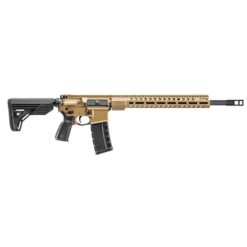 Picture of FN FN 15 DMR3 5.56x45mm NATO 18" Barrel 30+1, FDE Cerakote Receiver, Black OEM Stock & Grip, Optic Ready 36100676