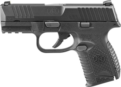 Picture of FN 509C Steel Frame 9mm Luger 10+1, 3.70" Black Steel Barrel, Matte Black Serrated Stainless Steel Slide & Polymer Frame w/Picatinny Rail, Black Interchangeable Backstrap Grip, Ambidextrous 66100816