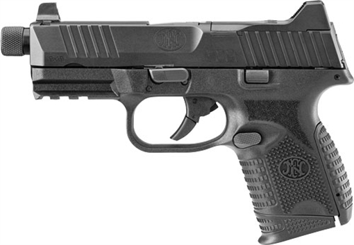 Picture of FN America FN509 Compact Tactical, Semi-automatic, Striker Fired, Compact, 9MM, 4.32" Threaded Barrel, Polymer Frame, Black Finish, Suppressor-Height Night Sights, Optics Ready, 10Rd, 2 Magazines 66-100783 66100783