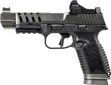 Picture of FN 509 LS Edge 9mm Luger 5" Barrel 17+1, Matte Black Polymer Frame With Mounting Rail, No Manual Safety, Includes Vortex Viper Red Dot 66101462