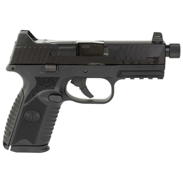 Picture of FN 509MT Mid-Size Frame 9mm Luger 10+1 4.50" Black Target Crown/Threaded Steel Barrel, Matte Black Optic Ready/Serrated Steel Slide, Matte Black Polymer Frame w/Picatinny Rail, Ambidextrous 66100838