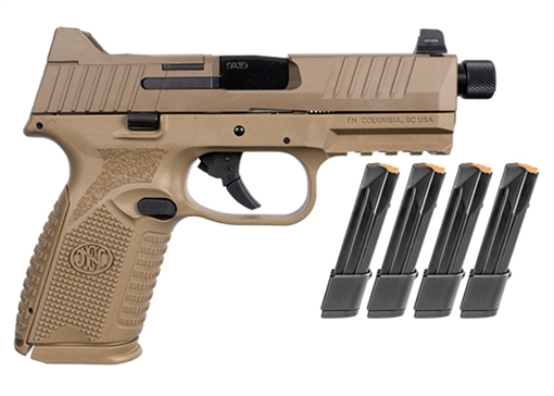 Picture of FN AMERICA 509M TACTICAL OR 9MM 4.5 TB FDE 4 24RD 1 15R 66101709
