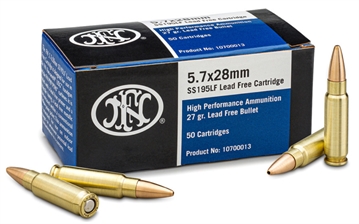 Picture of FN AMERICA AMMO 5.7X28MM SS195LF LEAD FREE 50/40 10700013