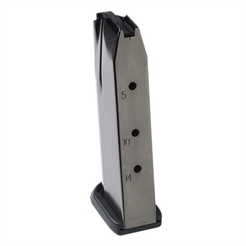 Picture of FN America Magazine, 45ACP, 15 Rounds, Fits FNX, Stainless Steel, Black 66322-5 663225
