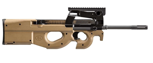 Picture of FN PS90 5.7x28mm 50+1 16.04" Black Steel Barrel, Flat Dark Earth Picatinny Rail Aluminum Alloy Receiver, Bullpup w/Thumbhole Flat Dark Earth Synthetic Stock, Ambidextrous 3848950501