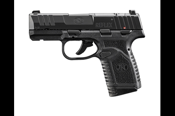 Picture of FN America Reflex MRD, Semi-automatic Pistol, Polymer Frame, Internal Hammer Fired, Single Action Only, Miro Compact, 9MM, 3.3" Cold Hammer Forged Barrel, PVD Finish, Black, Optics Ready, Manual Safety, Tritium Front Sight, 2 Dot Rear Sight, 2 Magazines, 10 Rounds 66-101422 66101422