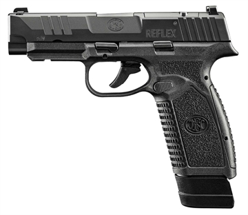 Picture of FN America Reflex MRD XL, Semi-automatic Pistol, Polymer Frame, Internal Hammer Fired, Single Action Only, Micro Compact, 9MM, 3.8" Cold Hammer Forged Barrel, PVD Finish, Black, Optics Ready, Non-Manual Safety, Tritium Front Sight, U-Notch Rear Sight, 2 Magazines, (1) 18 Round & (1) 15 Round 66-101759