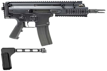 Picture of FN  SCAR 15P 300 Blackout 30+1 7.50" Black Picatinny Rail Aluminum Receiver SB Tactical Brace  38-101886