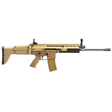 Picture of FN SCAR 16s NRCH 5.56x45mm NATO 16.25" Barrel, 30+1, Flat Dark Earth Anodized Receiver, FDE Telescoping Side-Folding Stock With Adjustable Cheekpiece, Optics Ready 985012