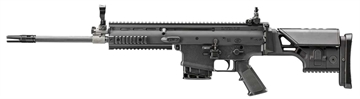 Picture of FN America SCAR 17S DMR NRCH, Semi-automatic Rifle, 6.5 Creedmoor, 16.25" Barrel, Anodized Finish, Black, SSR Stock, Polymer Pistol Grip, Adjustable Sights, 10 Rounds, 1 Magazine 38-101747 38101747