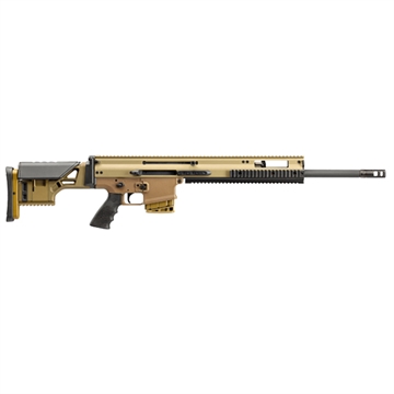 Picture of FN SCAR 20s NRCH 6.5 Creedmoor 10+1 20" Black Steel Barrel, Flat Dark Earth Anodized Picatinny Rail Aluminum Receiver, Flat Dark Earth Synthetic Adjustable Stock, Black Hogue Rubber Grip 381005432