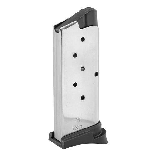 Picture of FN 503 6rd 9mm Luger Stainless/Black 20100262
