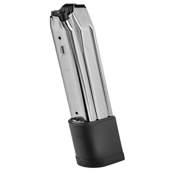 Picture of FN 510 Replacement Magazine 22rd 10mm Stainless Steel w/ Black Polymer Extended Floorplate Fits FN 510 Tactical 20100732