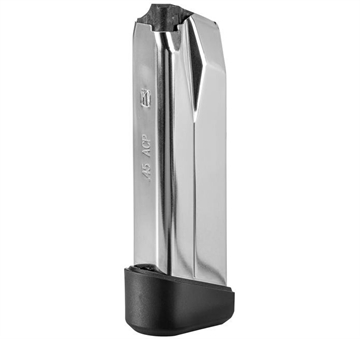 Picture of FN 545 Replacement Magazine 15rd 45 ACP Stainless Steel w/ Black Polymer Flush Floorplate Fits FN 545 Tactical 20100720