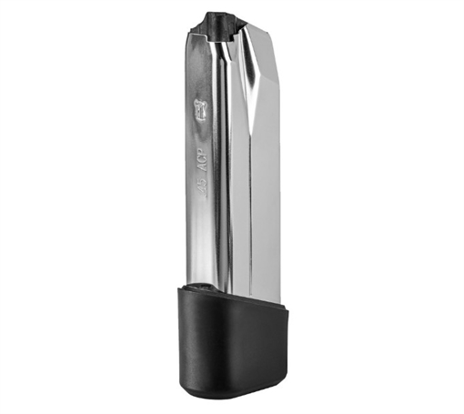 Picture of FN 545 Replacement Magazine 18rd 45 ACP Stainless Steel w/ Black Polymer Extended Floorplate Fits FN 545 Tactical 20100734