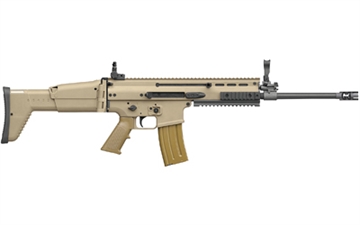 Picture of FN SCAR 16s NRCH 5.56x45mm NATO 16.25" Barrel 10+1, Flat Dark Earth Anodized Receiver, FDE Telescoping Side-Folding Stock With Adjustable Cheekpiece, Optics Ready 986012