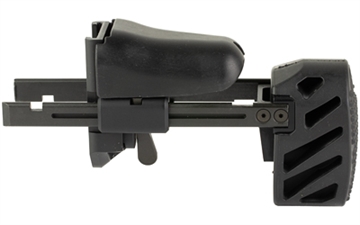 Picture of FN America SC Rear Stock, Telescoping 3 Position Stock, Fits FN SCAR 16S/17S/20S, Matte Finish, Black, Includes Stock Assembly, SCAR-SC Rear Plate and (5) Screws 20-100826 20100826