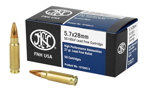 Picture of FN America Self Defense, 5.7x28mm, 27 Grain, Lead Free, Hollow Point, 50 Round Box 10700012 10700013