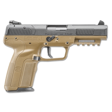 Picture of FNH FIVE-SEVEN HGA 5.7X28MM 4.8" BBL ADJ SIGHTS FDE 2/20RD MAGS 3868929356