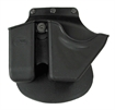 Picture of Fobus Paddle Case, Handcuff/Mag Combo 9mm/40 Cal., Universal Double Stack, Right Hand, Kydex, Black CU9