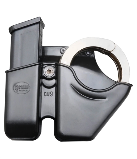 Picture of Fobus Combo Pouch -2 9mm Luger Polymer Black Belt Clip CU9BH