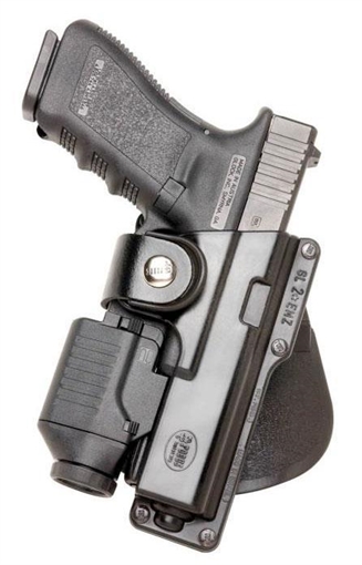 Picture of Fobus for Glock 17/22/31 Tactical Roto Paddle Holster w/ Laser Light GLT17RP