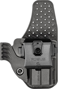 Picture of Fobus Handgun Holster OWB Paddle IWB Clip Wing & Sweatguard Appendix for S&W M&P Shield 9&40/Shield M2.0 9&40/Shield Plus 9 Black Ambi APNSHIELDJPWG