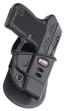 Picture of Fobus E2 Paddle Holster, Fits Ruger LCP & Kel-Tec P-3AT 2nd Gen, Right Hand, Kydex, Black KT2G