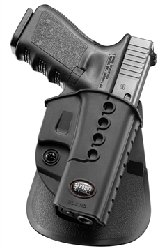 Picture of Fobus E2 Roto Paddle Holster, Fits Glock 17/19/22/23/31/32/34/35, Right Hand, Kydex, Black GL2E2RP