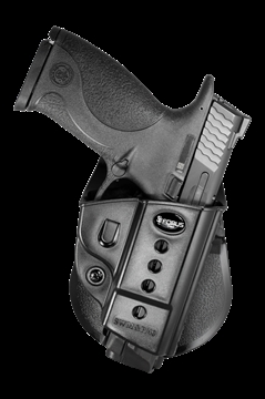 Picture of Fobus E2 Paddle Holster, Fits S&W 9mm/40/45 Compact & Full Size, Right Hand, Kydex, Black SWMP