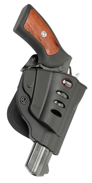Picture of Fobus Passive Retention Evolution OWB Black Polymer Roto Paddle Fits Ruger GP100 Right Hand RUGPRP