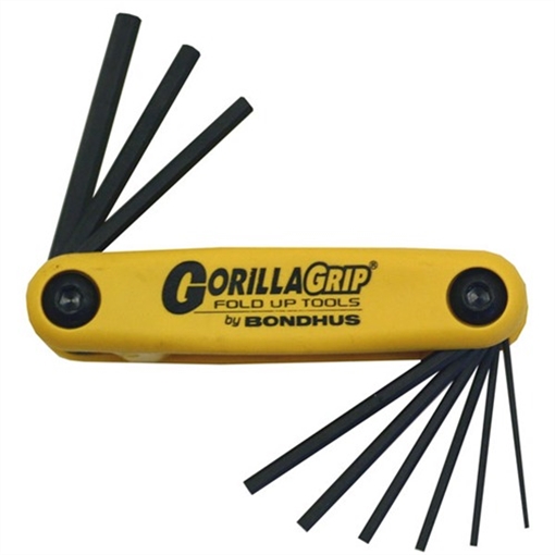 Picture of Bondhus GORILLA GRIP SAE HEX WRENCH 9-PIECE SET (0.050''-3/16'') 12591