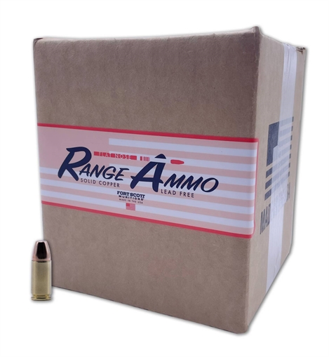 Picture of FORT SCOTT MUNITIONS LEAD FREE PISTOL AMO 9MM 115GR BRASS CASE 500-RD BULK PACK 9MM115SCVFNRA