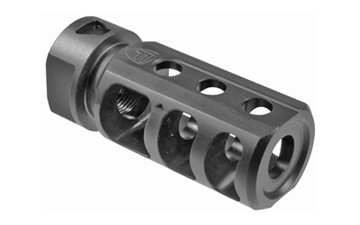 Picture of Fortis Manufacturing, Inc. RED Brake, Muzzle Brake, 9MM/350 Legend, 1/2x28, Black Nitride Finish 9MM-RED-M2-28