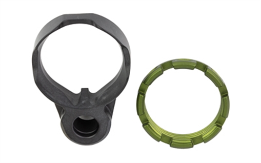 Picture of Fortis Manufacturing, Inc. K1 Enhanced, End Plate Castle Nut Combo, QD Socket, Anodized Finish, Olive Drab Green, Fits AR-15 LE-BLK-K1-ODG