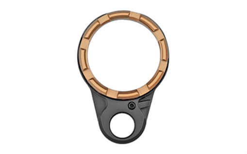 Picture of Fortis Manufacturing, Inc. Light Weight K2, Castle Nut and End Plate, Black and Flat Dark Earth, Anodized Finish LE-BLK-K2-FDE