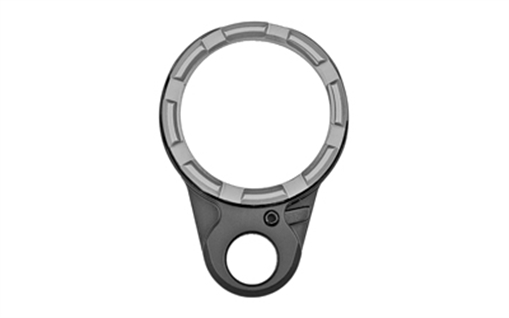 Picture of Fortis Manufacturing, Inc. Light Weight K2, Castle Nut and End Plate, Black and Gray, Anodized Finish LE-BLK-K2-GRY