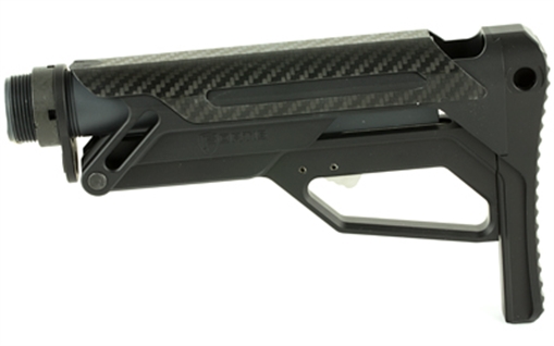 Picture of Fortis Manufacturing, Inc. LA Stock, Includes 6 Position Buffer Tube and Fortis QD End Plate, Mil-Spec, Fits AR-15, Black LAS-BNDL-15