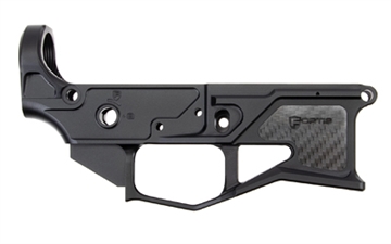 Picture of Fortis Manufacturing, Inc. License Gen 2, Semi-automatic, Stripped Lower Receiver, 223 Remington, 556NATO, Black Color, Anodized Finish, Carbon Fiber L-7075-GEN2-S