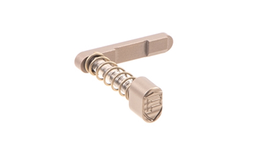 Picture of Fortis Manufacturing, Inc. Billet Magazine Catch and Release, Nitride Finish, Flat Dark Earth, Fits AR-15 AR15-BMCR-FDE