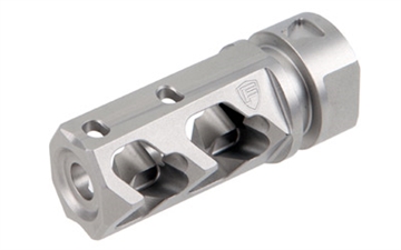 Picture of Fortis Manufacturing, Inc. Muzzle Brake, 5.56MM, Stainless Finish, Fortis Control Compatible 556-MB-SS