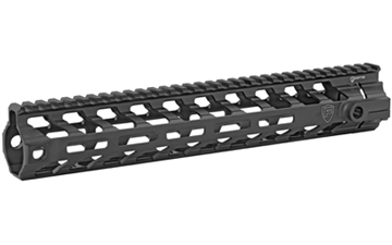 Picture of Fortis Manufacturing, Inc. Rev II, 12.4" Free Float Handguard, Mlok, Fits AR-15, Black REV-II-12-ML