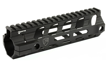 Picture of Fortis Manufacturing, Inc. REV II Free Float Rail System, Handguard, 6.7", Continuous Picatinny Top Rail, M-LOK at 3/6/9 O'clock, Does Not Include Barrel Nut, Anodized Black Finish REV-II-7-ML