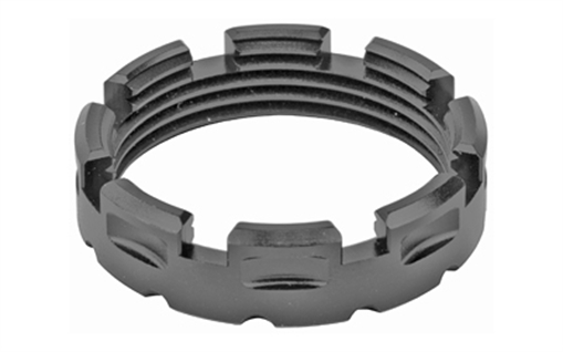 Picture of Fortis Manufacturing, Inc. Castle Nut, Black, Anodized Finish, Mil Spec CN-Stand