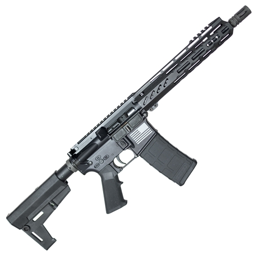 Picture of FOSTECH TECH STYKER  HGA 5.56 10.5IN BBL 10IN MACH 2 HANDGUARD SHOCKWAVE BRACE A2 GRIP BLACK TE-STP-BLR2H5-K11MS 603369691171